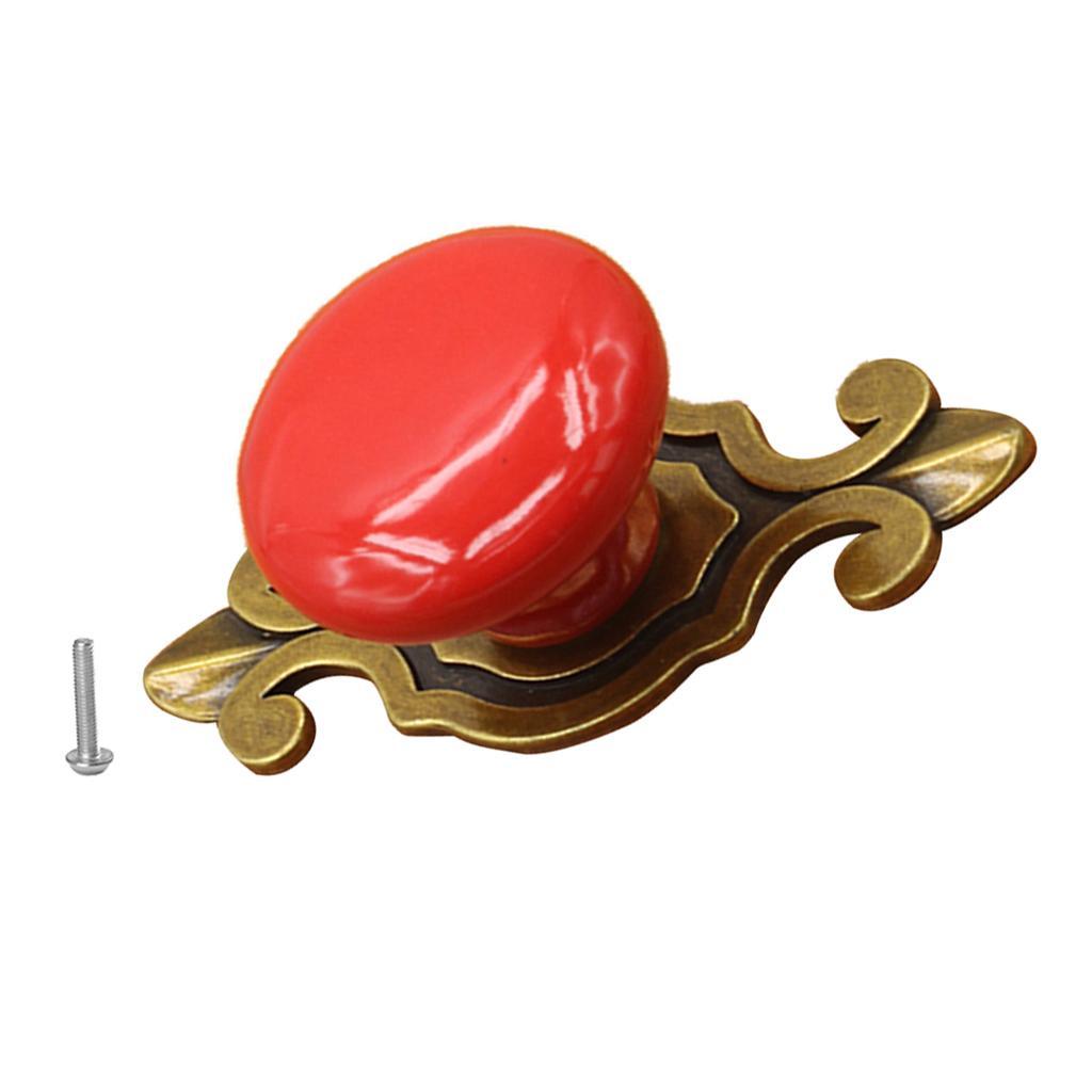Max Nordic Style Cabinet Door Handle Knob Candy Color Drawer Pull Red - Aladdin Shoppers