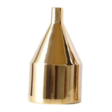 Max Nordic Style Gold Plating Flower Vase Ceramic Flower Bottle M - Aladdin Shoppers