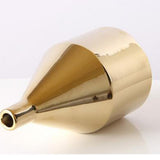 Max Nordic Style Gold Plating Flower Vase Ceramic Flower Bottle M - Aladdin Shoppers