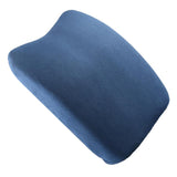 Max Orthopedic Lumbar Support Pillow Back Cushion Dark Blue Plush - Aladdin Shoppers