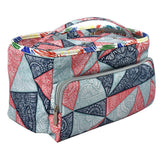 Max Oxford Cloth Knitting Yarn Totes Case Crochet Hooks Storage Bag Geometry - Aladdin Shoppers