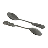 Max Pack of 2 Stainless Steel Soup Coffee Spoon with Long Handle Black Gold - Aladdin Shoppers