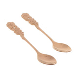Max Pack of 2 Stainless Steel Soup Coffee Spoon with Long Handle Rose Gold - Aladdin Shoppers