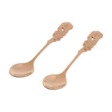 Max Pack of 2 Stainless Steel Soup Coffee Spoon with Long Handle Rose Gold - Aladdin Shoppers