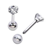 Max Pair Heart Tragus Lip Ring Ear Stud Earring Body Piercing - Aladdin Shoppers