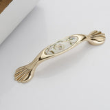 Max Pastoral Ceramic Cabinet Handles European Style Pulls Rose-gold Color Knob A - Aladdin Shoppers