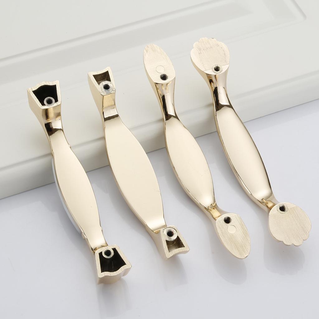 Max Pastoral Ceramic Cabinet Handles European Style Pulls Rose-gold Color Knob A - Aladdin Shoppers