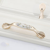 Max Pastoral Ceramic Cabinet Handles European Style Pulls Rose-gold Color Knob A - Aladdin Shoppers
