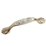 Max Pastoral Ceramic Cabinet Handles European Style Pulls Rose-gold Color Knob A - Aladdin Shoppers