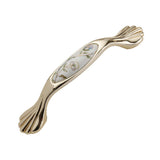 Max Pastoral Ceramic Cabinet Handles European Style Pulls Rose-gold Color Knob A - Aladdin Shoppers
