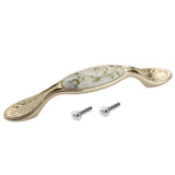Max Pastoral Ceramic Cabinet Handles European Style Pulls Rose-gold Color Knob J - Aladdin Shoppers