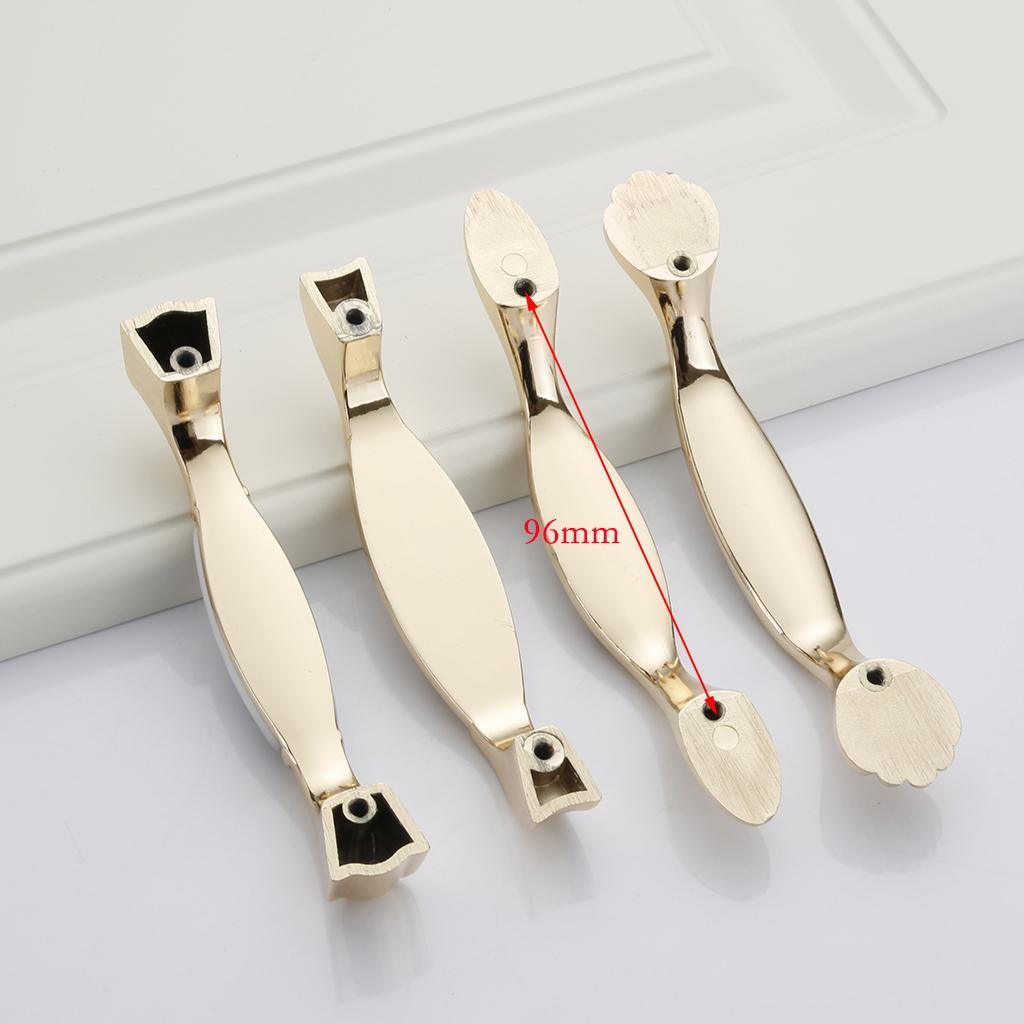 Max Pastoral Ceramic Cabinet Handles European Style Pulls Rose-gold Color Knob J - Aladdin Shoppers