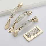 Max Pastoral Ceramic Cabinet Handles European Style Pulls Rose-gold Color Knob J - Aladdin Shoppers