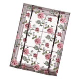 Max Peony Flower Purple Roman Curtain Kitchen Window Blinds Curtains 100 x120cm - Aladdin Shoppers