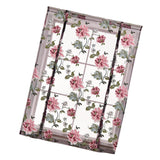 Max Peony Flower Purple Roman Curtain Kitchen Window Blinds Curtains 120 x120cm - Aladdin Shoppers