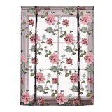 Max Peony Flower Purple Roman Curtain Kitchen Window Blinds Curtains 80 x120cm - Aladdin Shoppers