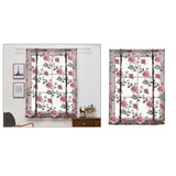 Max Peony Flower Purple Roman Curtain Kitchen Window Blinds Curtains 80 x120cm - Aladdin Shoppers