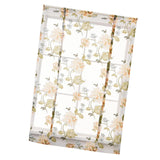 Max Peony Flower Roman Curtain Kitchen Window Blinds Curtains Yellow 120 x120cm