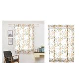 Max Peony Flower Roman Curtain Kitchen Window Blinds Curtains Yellow 60 x120cm - Aladdin Shoppers