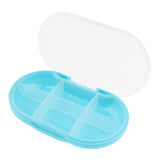 Max Pill Box Medicine Organizer Container Case Storage Holder for Purse Blue - Aladdin Shoppers