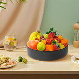 Max Plastic Round Ikebana Suiban Vase Pot Bonsai Flower Container Black 33cm - Aladdin Shoppers