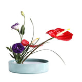 Max Plastic Round Ikebana Suiban Vase Pot Bonsai Flower Container Green 33cm - Aladdin Shoppers