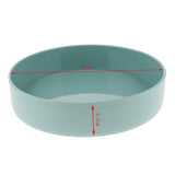 Max Plastic Round Ikebana Suiban Vase Pot Bonsai Flower Container Green 33cm - Aladdin Shoppers