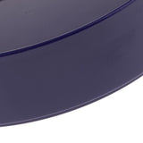 Max Plastic Round Ikebana Suiban Vase Pot Bonsai Flower Container Navy Blue 33cm - Aladdin Shoppers