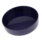 Max Plastic Round Ikebana Suiban Vase Pot Bonsai Flower Container Navy Blue 33cm - Aladdin Shoppers