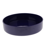 Max Plastic Round Ikebana Suiban Vase Pot Bonsai Flower Container Navy Blue 33cm - Aladdin Shoppers
