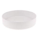 Max Plastic Round Ikebana Suiban Vase Pot Bonsai Flower Container White 28cm - Aladdin Shoppers