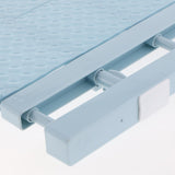 Max plastic wardrobe layered partition adjustable shelf storage rack 30cm L Blue - Aladdin Shoppers