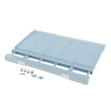 Max plastic wardrobe layered partition adjustable shelf storage rack 30cm L Blue - Aladdin Shoppers