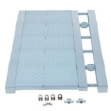 Max plastic wardrobe layered partition adjustable shelf storage rack 30cm L Blue - Aladdin Shoppers