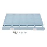 Max plastic wardrobe layered partition adjustable shelf storage rack 30cm L Blue - Aladdin Shoppers