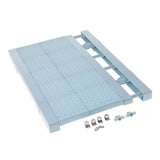 Max plastic wardrobe layered partition adjustable shelf storage rack 30cm L Blue - Aladdin Shoppers