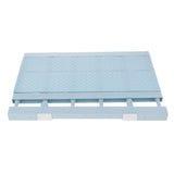 Max plastic wardrobe layered partition adjustable shelf storage rack 30cm L Blue - Aladdin Shoppers