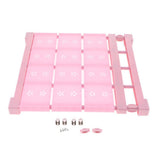 Max plastic wardrobe layered partition adjustable shelf storage rack 38cm M Pink - Aladdin Shoppers