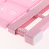 Max plastic wardrobe layered partition adjustable shelf storage rack 38cm M Pink - Aladdin Shoppers