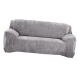 Max Plush Padded Thick Stretch Sofa Seat Protector Sofa Cover Light grey - Aladdin Shoppers