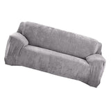 Max Plush Padded Thick Stretch Sofa Seat Protector Sofa Cover Light grey - Aladdin Shoppers