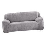 Max Plush Padded Thick Stretch Sofa Seat Protector Sofa Cover Light grey - Aladdin Shoppers