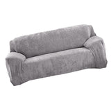 Max Plush Padded Thick Stretch Sofa Seat Protector Sofa Cover Light grey - Aladdin Shoppers