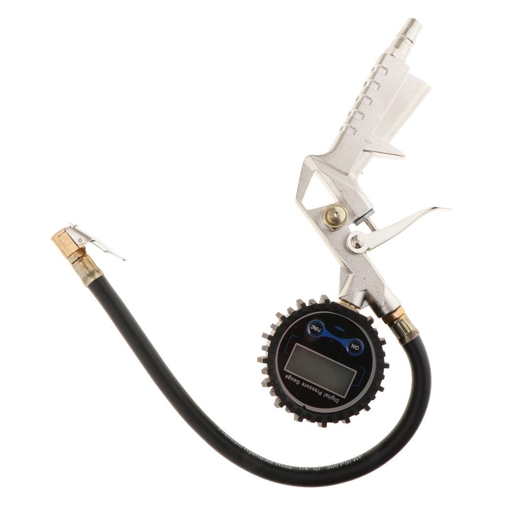 Max Portable Car Motorcycle Truck Digital Inflator Tyre Pressure Gauge Kit For Safe Driving - Aladdin Shoppers
