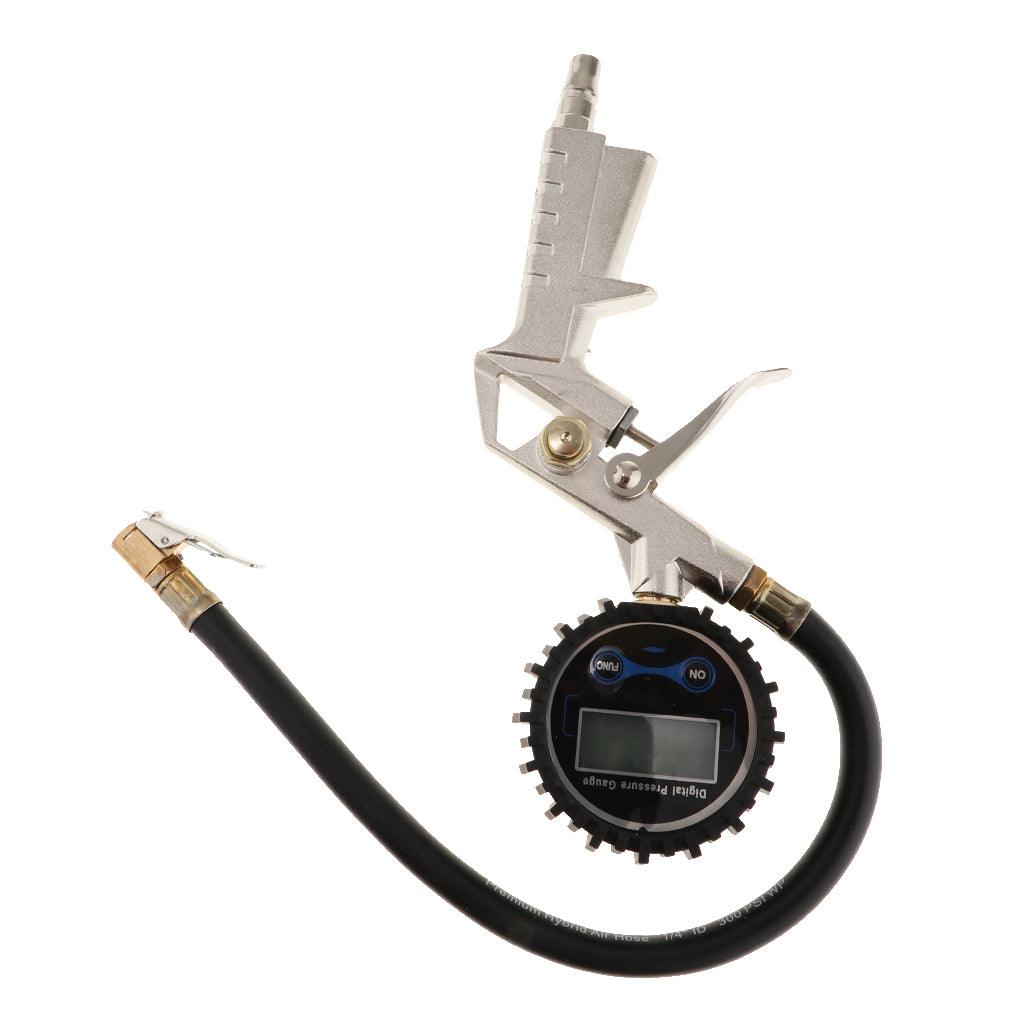 Max Portable Car Motorcycle Truck Digital Inflator Tyre Pressure Gauge Kit For Safe Driving - Aladdin Shoppers