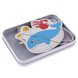 Max Preschool Educational Puzzle Cognitive Card Matching Game Marine Animals - Aladdin Shoppers