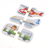Max Preschool Educational Puzzle Cognitive Card Matching Game Vehicle - Aladdin Shoppers