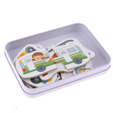 Max Preschool Educational Puzzle Cognitive Card Matching Game Vehicle - Aladdin Shoppers