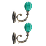 Max Pretty Window Curtain Tie Backs Drapes Holdback Traditional Green - Aladdin Shoppers