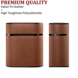 Max PU Leather Headset Case Protect Cover for AirPods Charging Box Brown - Aladdin Shoppers